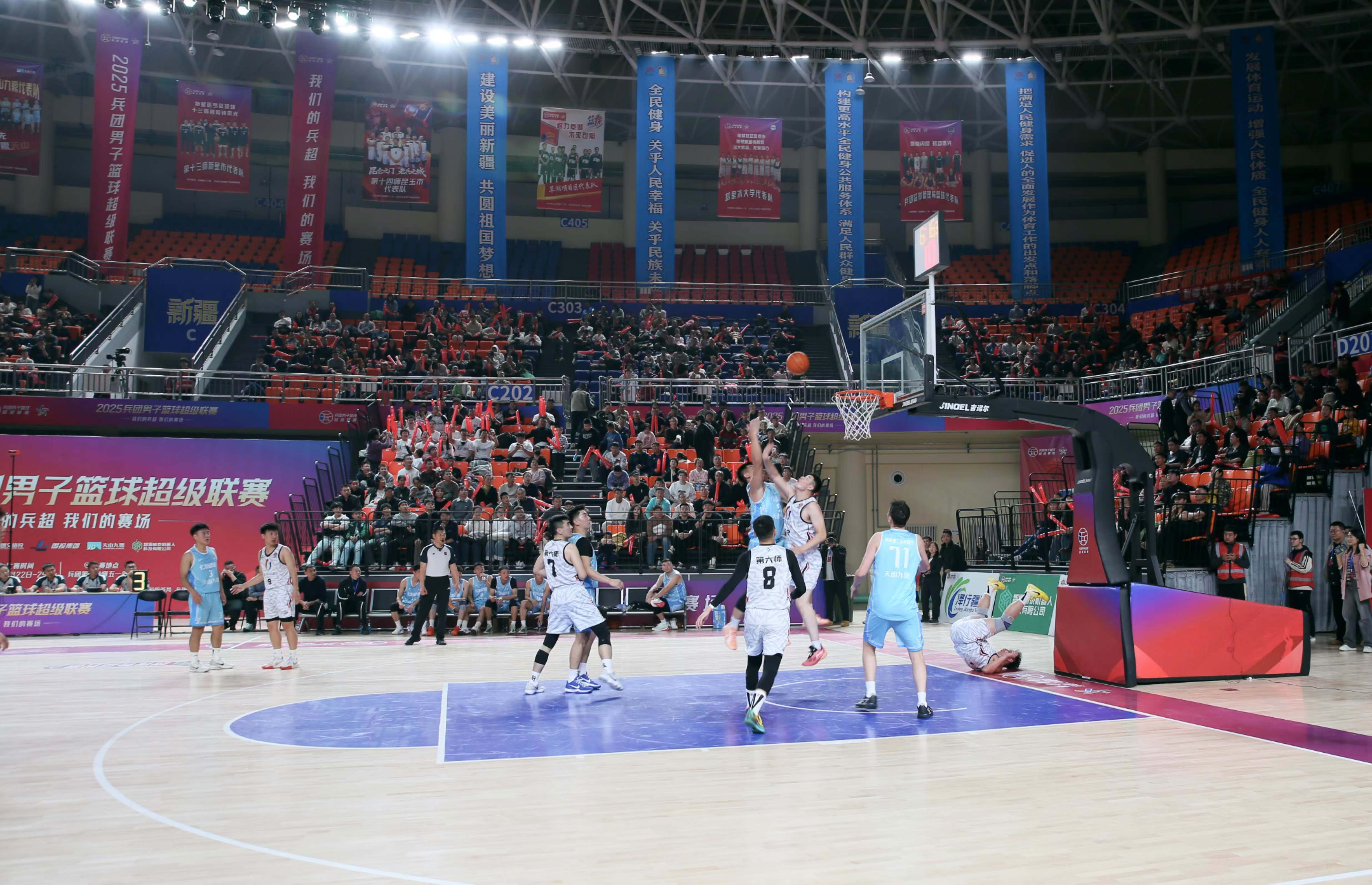 2025年兵团男子篮球超级联赛火热开幕(图2)